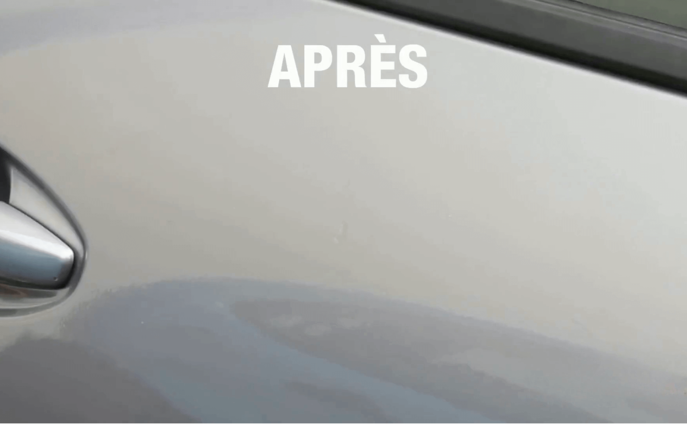 Stylo rayure après peinture