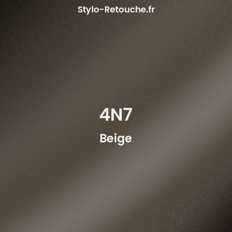 Color Code 4n7 Stylo Retouche Toyota 4N7 Beige - Stylo-Retouche.fr