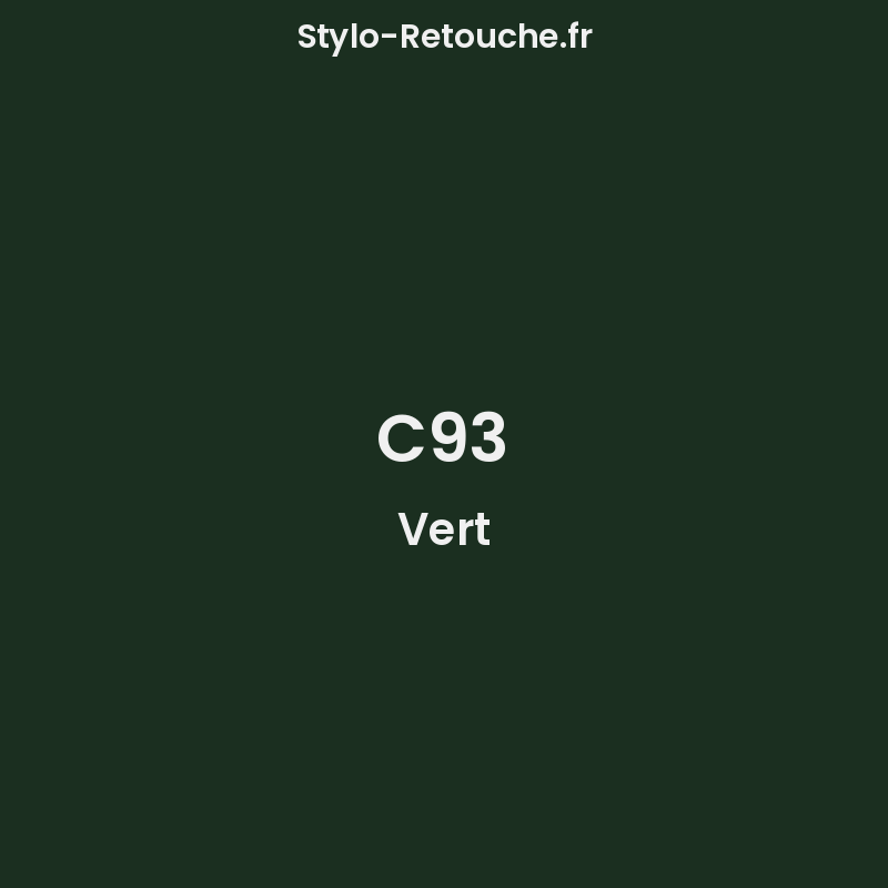 Pinceau Retouche Voiture Compatible Avec Renault 926 - VERT