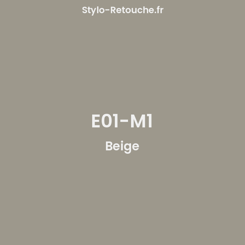 Stylo Retouche Nissan E01-M1 Beige - Stylo-Retouche.fr