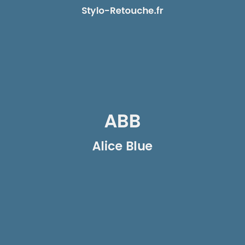 Kia Rio Alice Blue Code: Abb Aerosol Spray Paint Chip/Scratch Repair