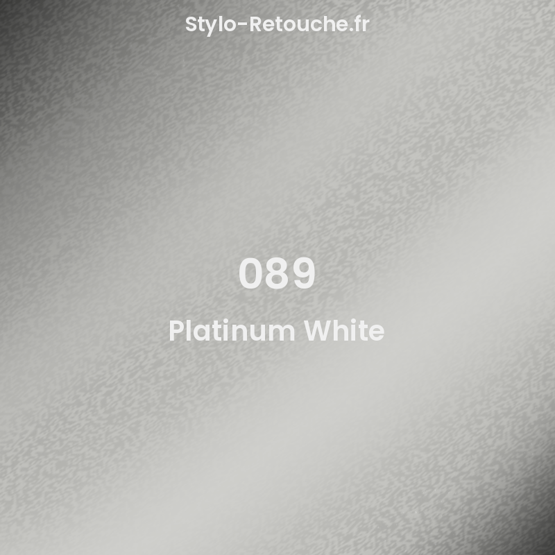 Stylo Retouche Toyota 089 Platinum White - Stylo-Retouche.fr