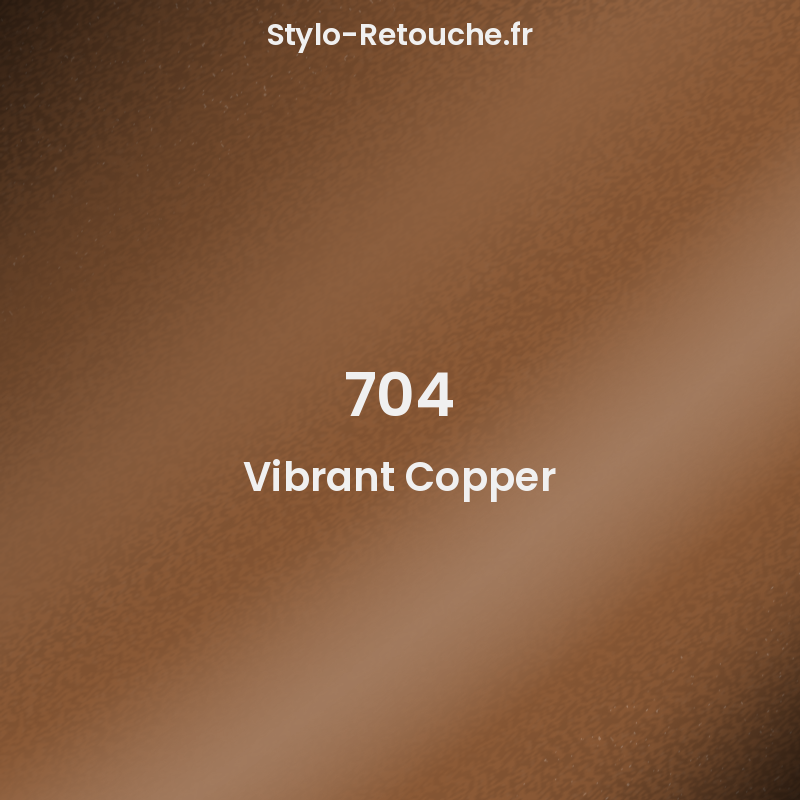 Bombe De Peinture Teinte Carrosserie Volvo 704 VIBRANT COPPER MET